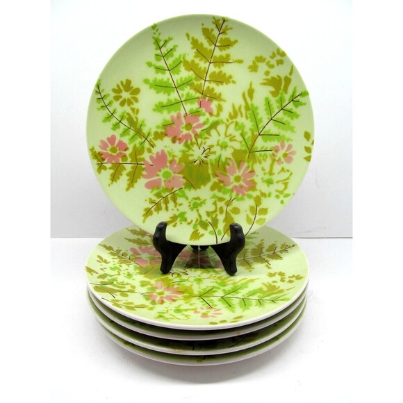 Mikasa Country Fashions Foliage Salad Plates 7 1/2" Bundle of 5 - Picture 1 of 12
